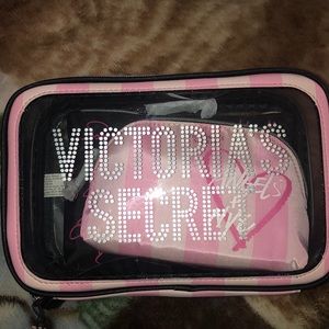 Victoria’s Secret 3 piece makeup/clutch